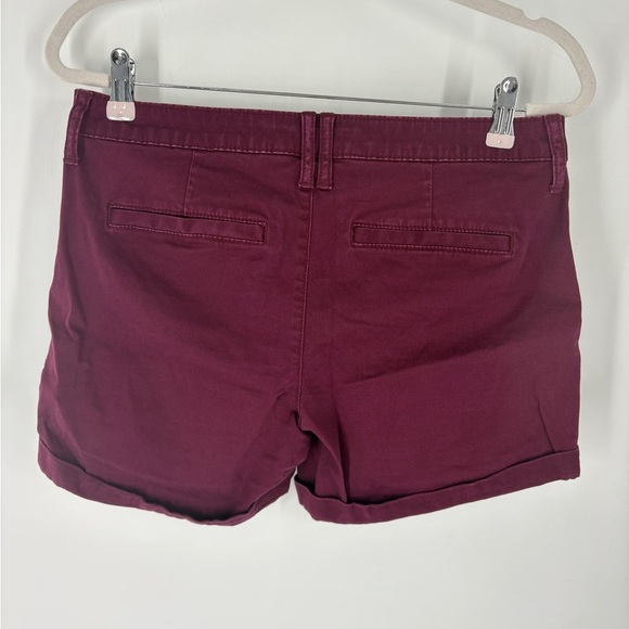 Arizona Jean Co Burgundy Shorts Juniors Size 11 - Picture 2 of 7